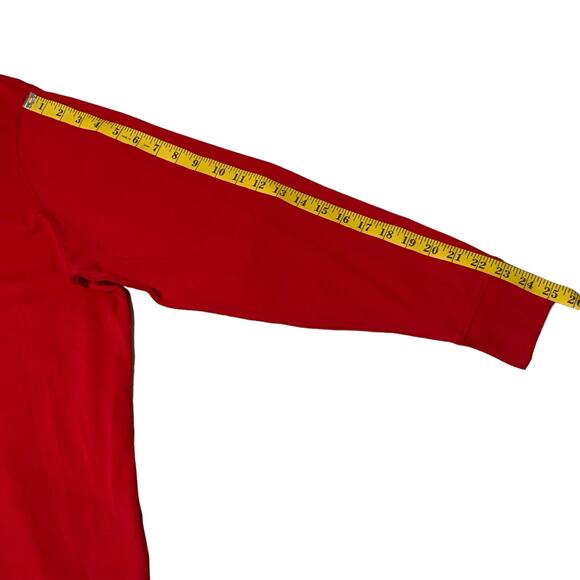 LANDS' END 2X ( 20W / 22W ) Turtleneck 100% Cotton Red Classic Timeless - Picture 5 of 7